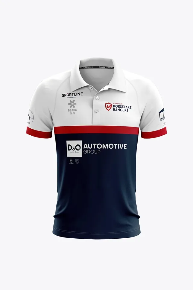 osaka-polo-jersey-roeselare-rangers-donna-bianco-navy image 1