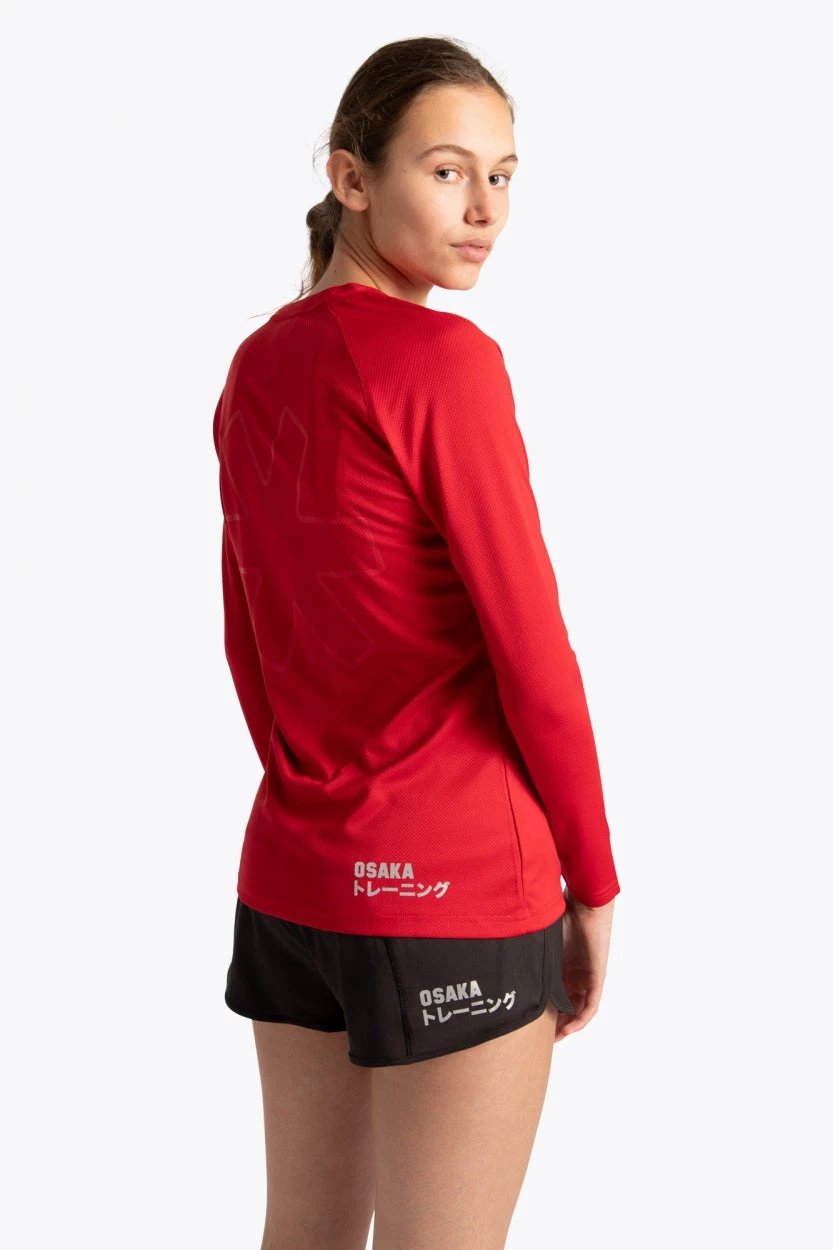 osaka-women-training-tee-long-sleeve-maglia-allenamento-manica-lunga-donna-red image 6
