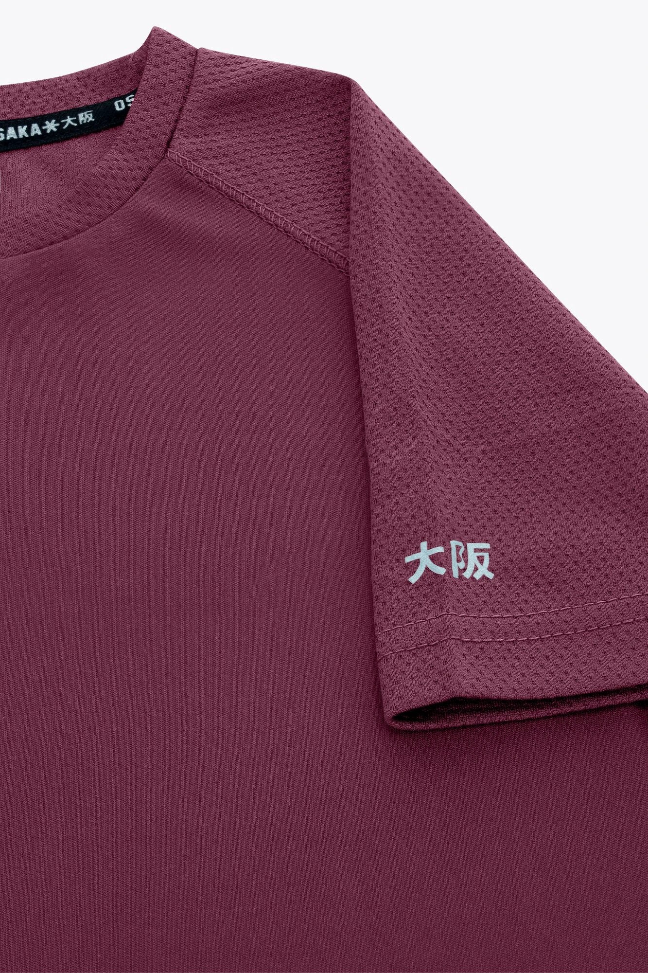 osaka-kids-training-tee-bordeaux-maglia-hockey-bambino image 3