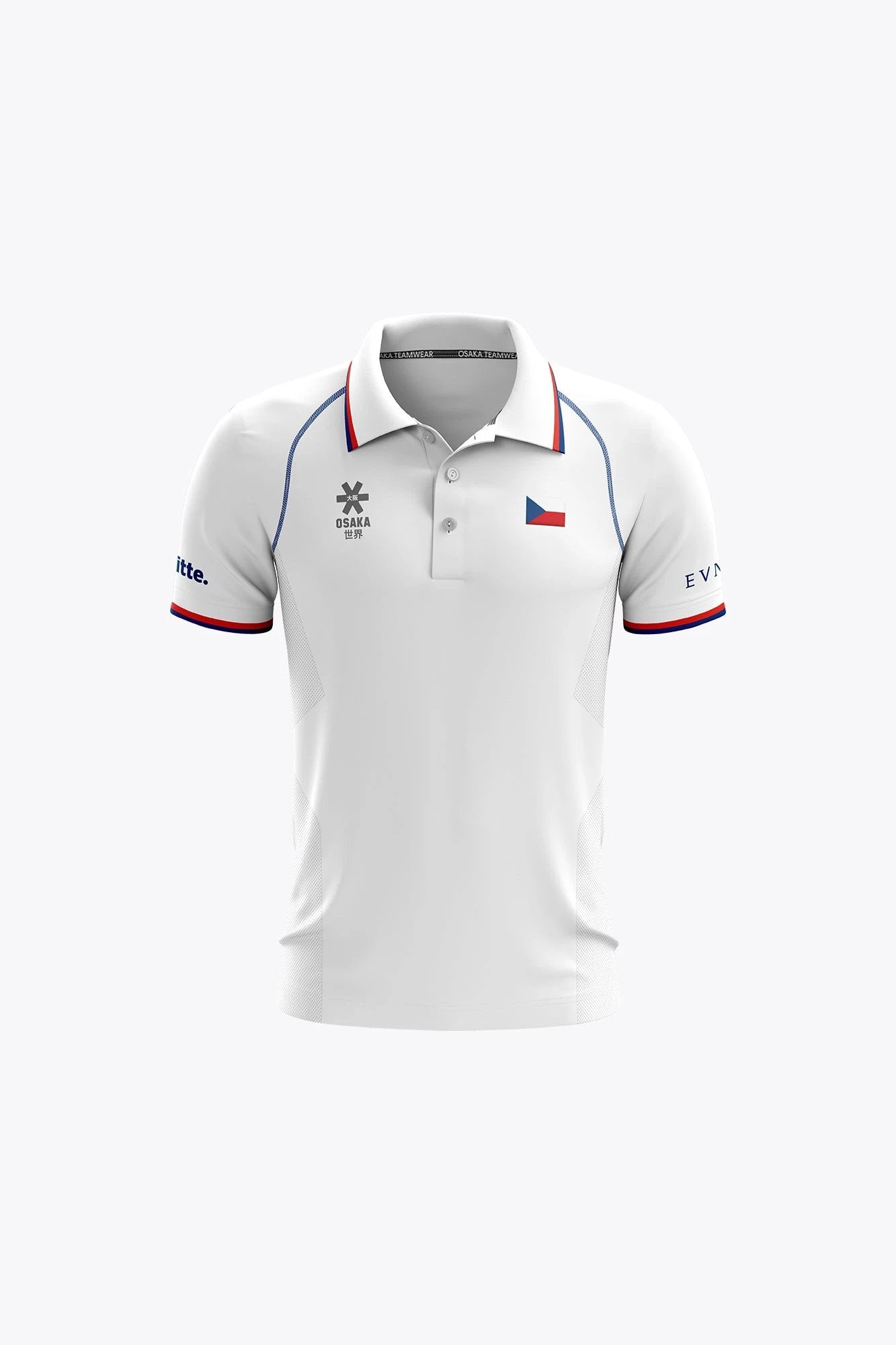 official-czech-republic-kids-polo-jersey-polo-bambino-white image 1