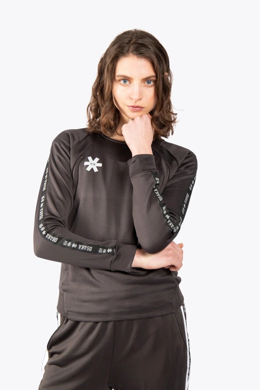 osaka-women-training-sweater-felpa-allenamento-black image 1