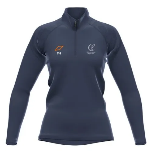 grays-gts-pile-1-4-zip-donna-blu-navy-clifton-robinsons-hc-con-iniziali image 1
