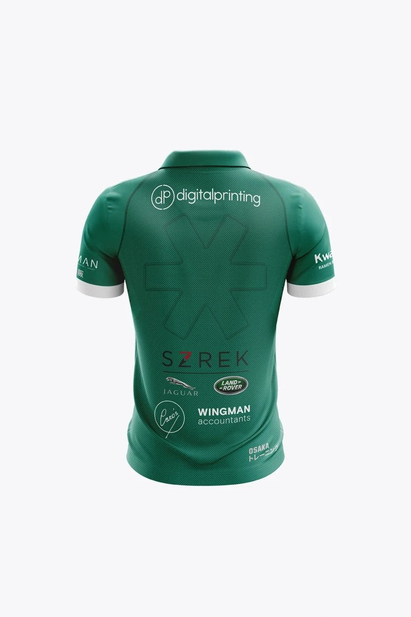 osaka-temse-kids-polo-jersey-retro-edition-verde-bianco image 2