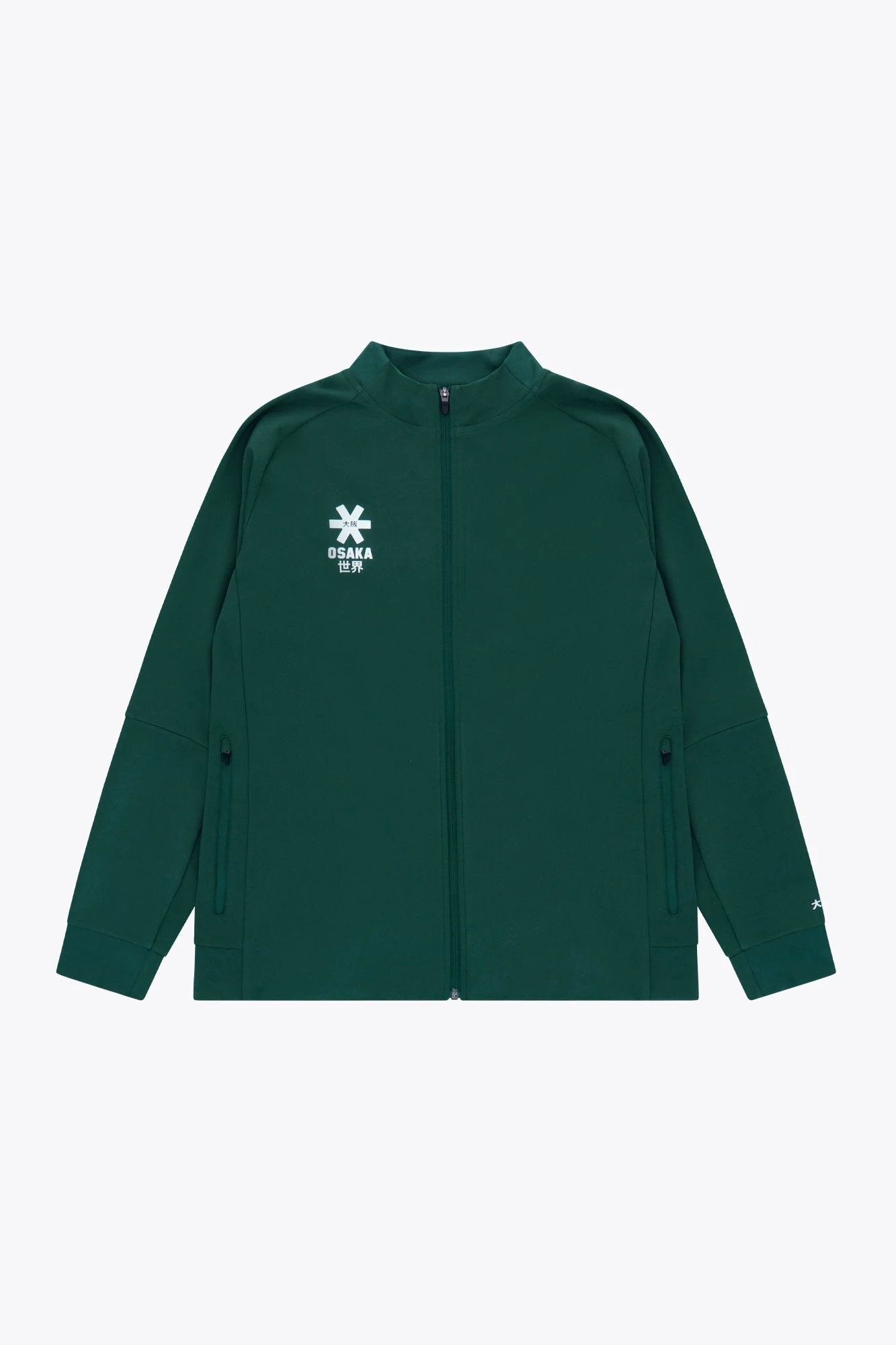 osaka-men-track-top-giacca-tuta-uomo-verde-scuro image 1
