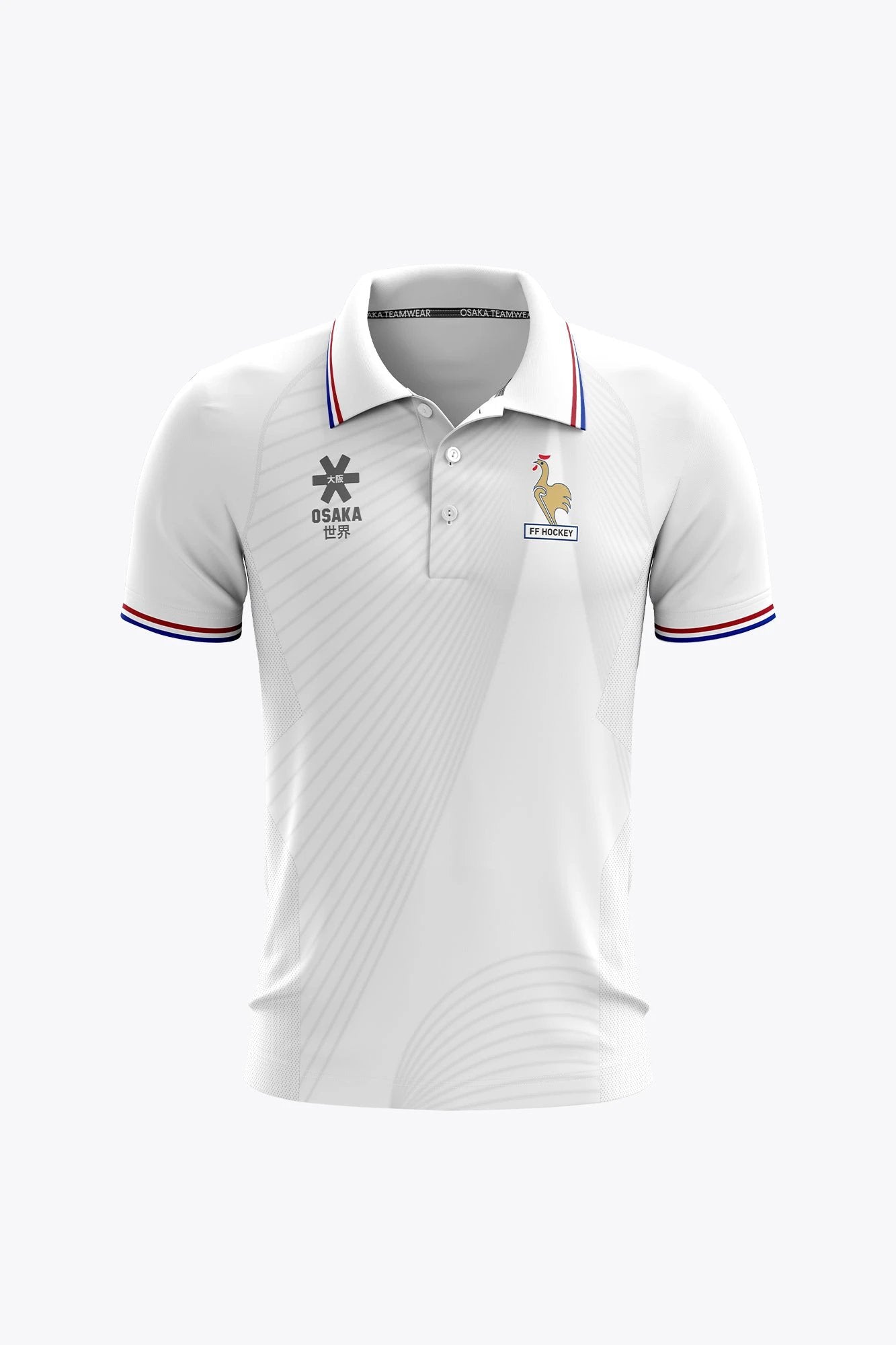 osaka-francia-polo-donna-ufficiale-bianco image 1