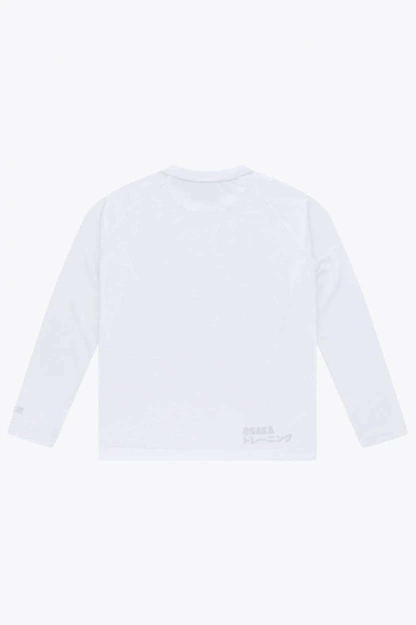 osaka-kids-training-tee-long-sleeve-white image 2