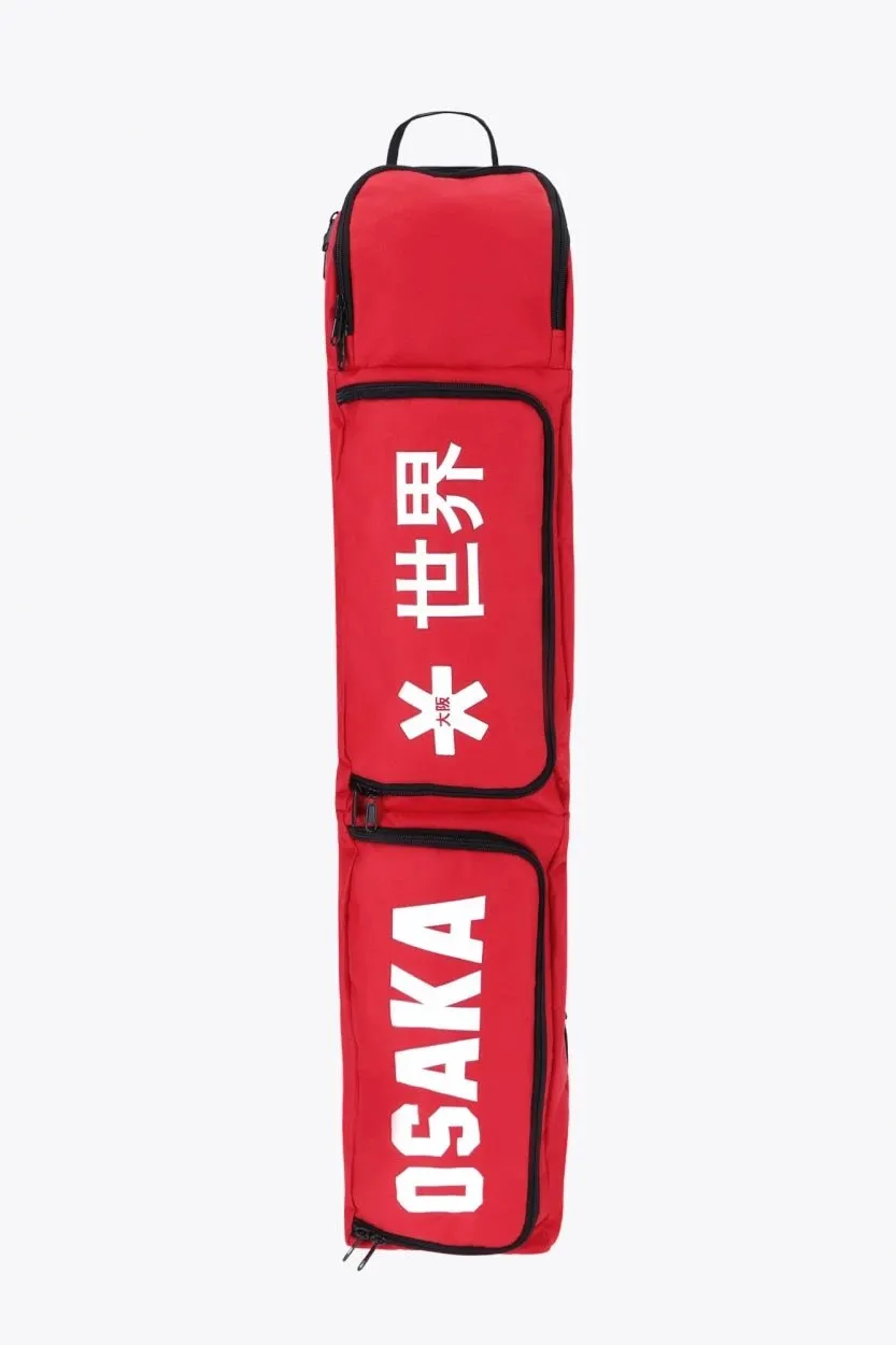 osaka-sports-stickbag-medium-red-3-sticks-sacca-hockey-prato image 1