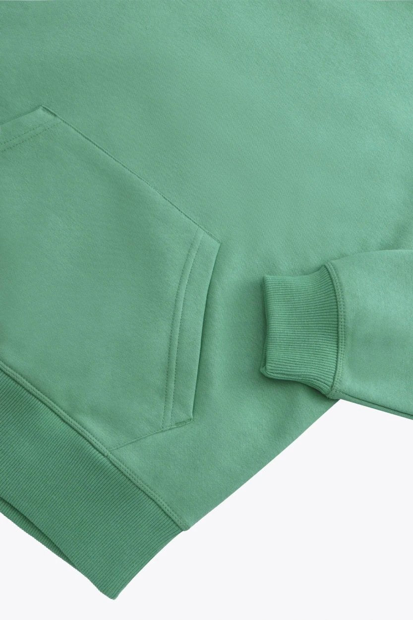 osaka-shibui-women-hoodie-felpa-con-cappuccio-verde-oversize image 8