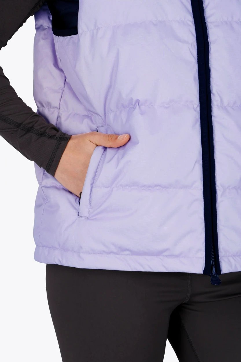 osaka-gilet-imbottito-donna-viola-chiaro image 7