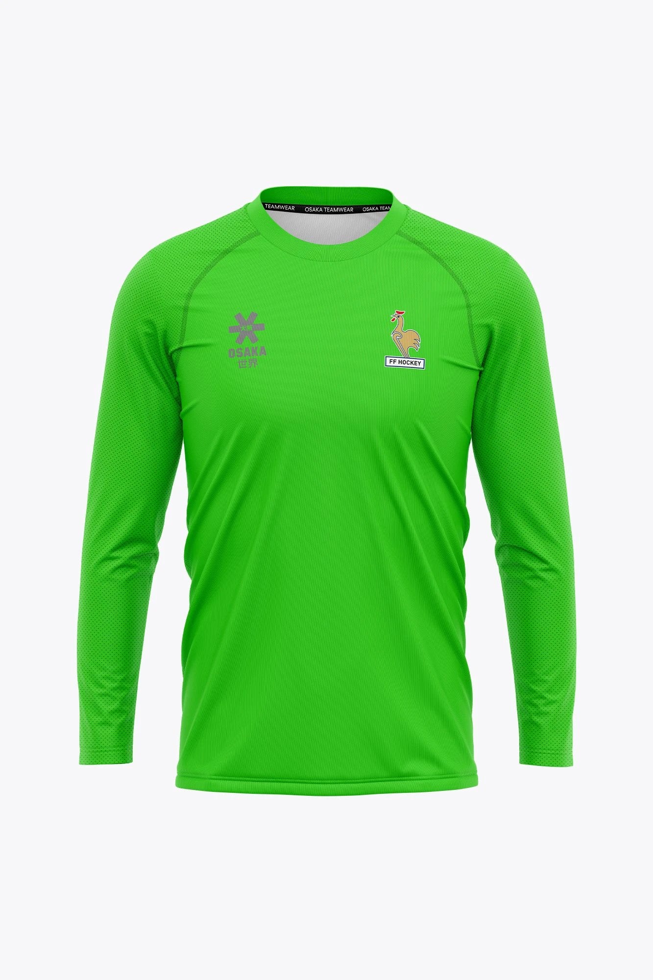 osaka-france-goal-keeper-tee-maniche-lunghe-verde-fluo image 1