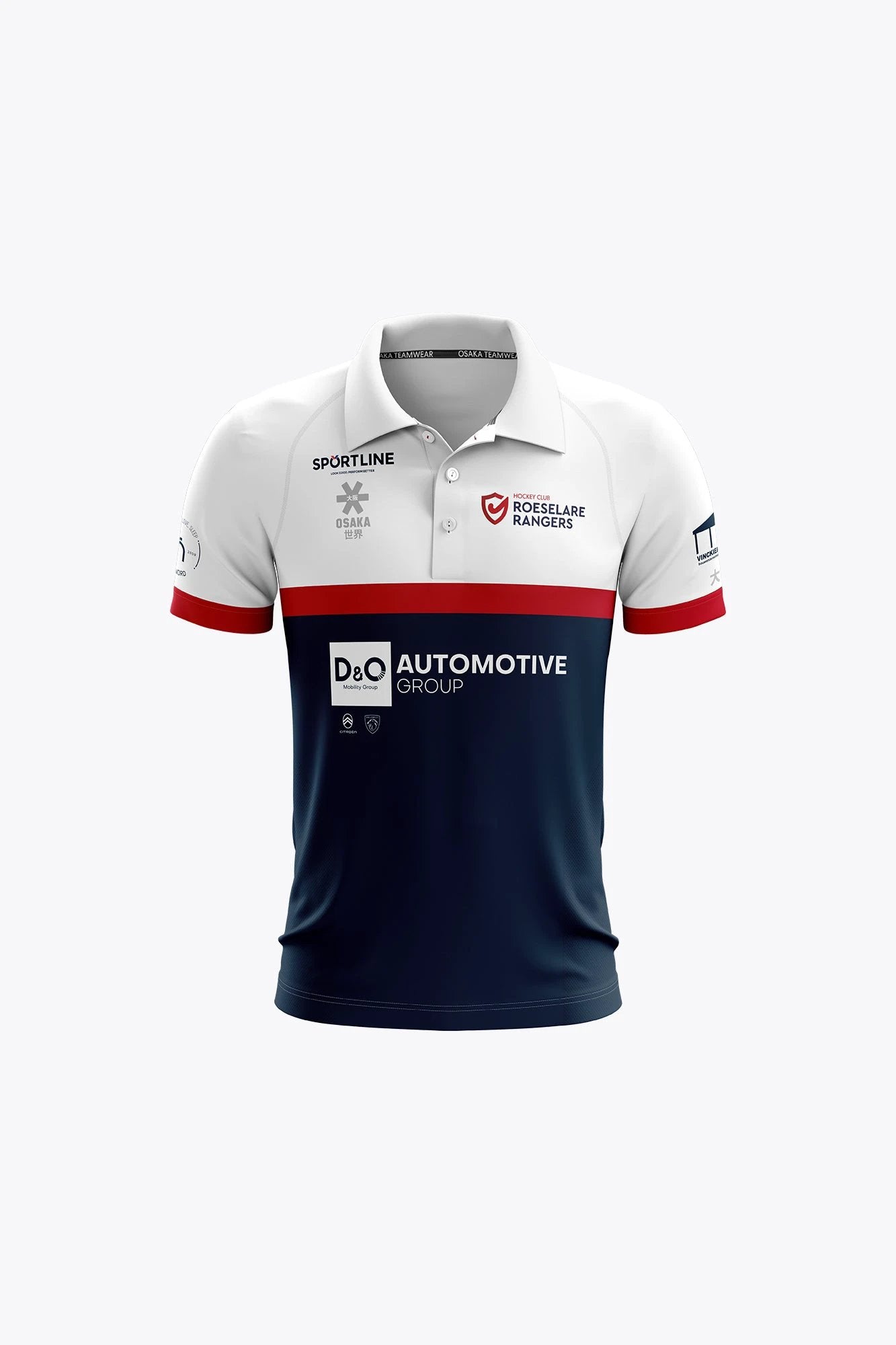 roeselare-rangers-kids-polo-jersey-white-navy image 1