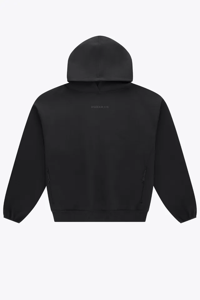 osaka-unisex-hoodie-neo-knit-felpa-nera image 1