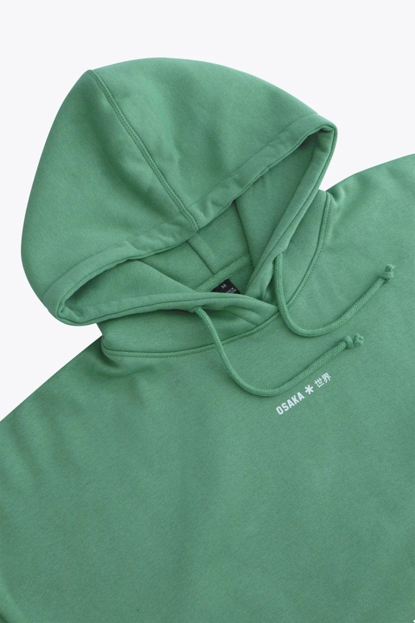 osaka-shibui-women-hoodie-felpa-con-cappuccio-verde-oversize image 6