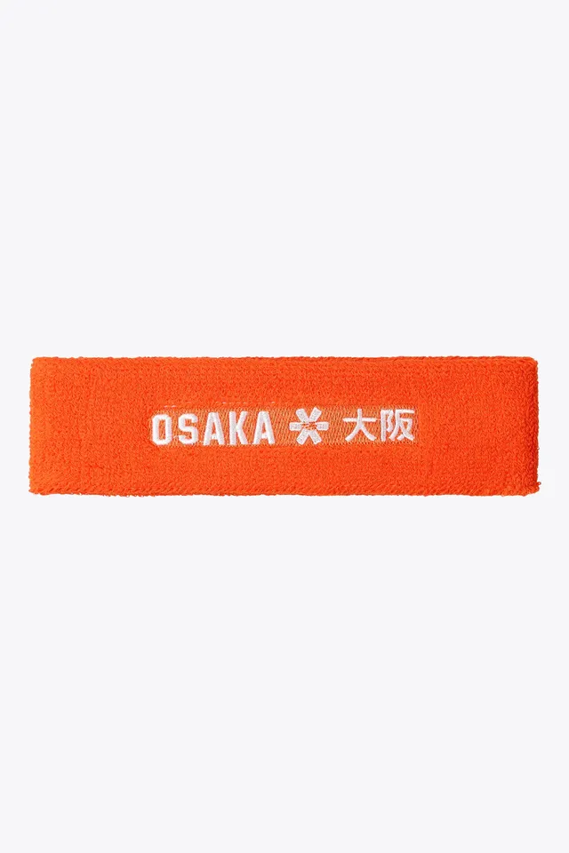 osaka-sweatband-fascia-polsino-sportiva-orange-tiger image 1