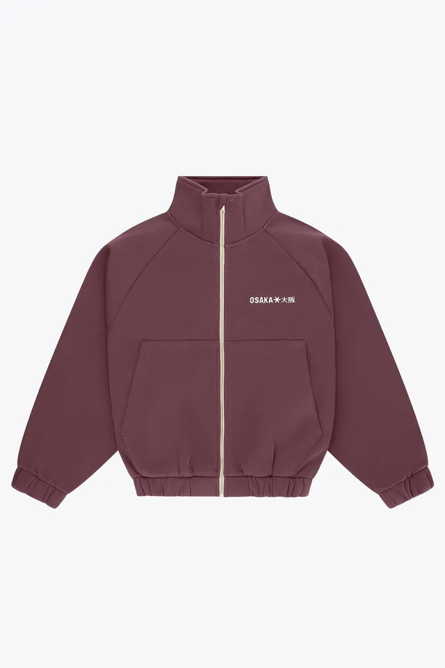 osaka-women-full-zip-sweater-felpa-donna-peppercorn image 1