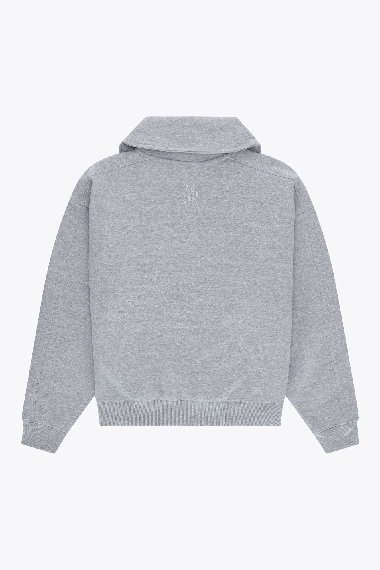 osaka-women-half-zip-sweater-felpa-donna-heather-grey image 3