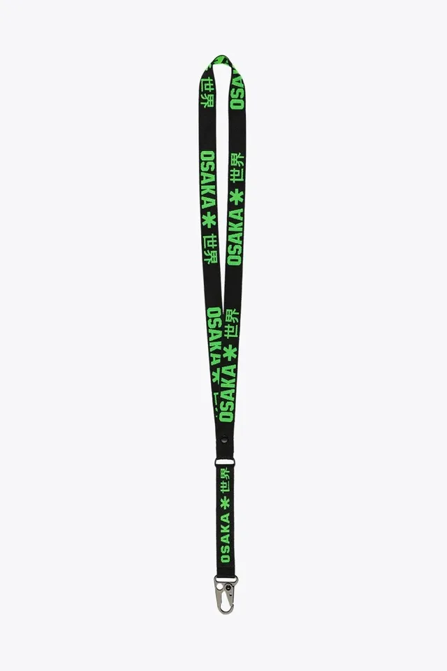 osaka-lanyard-porta-badge-black-green image 1