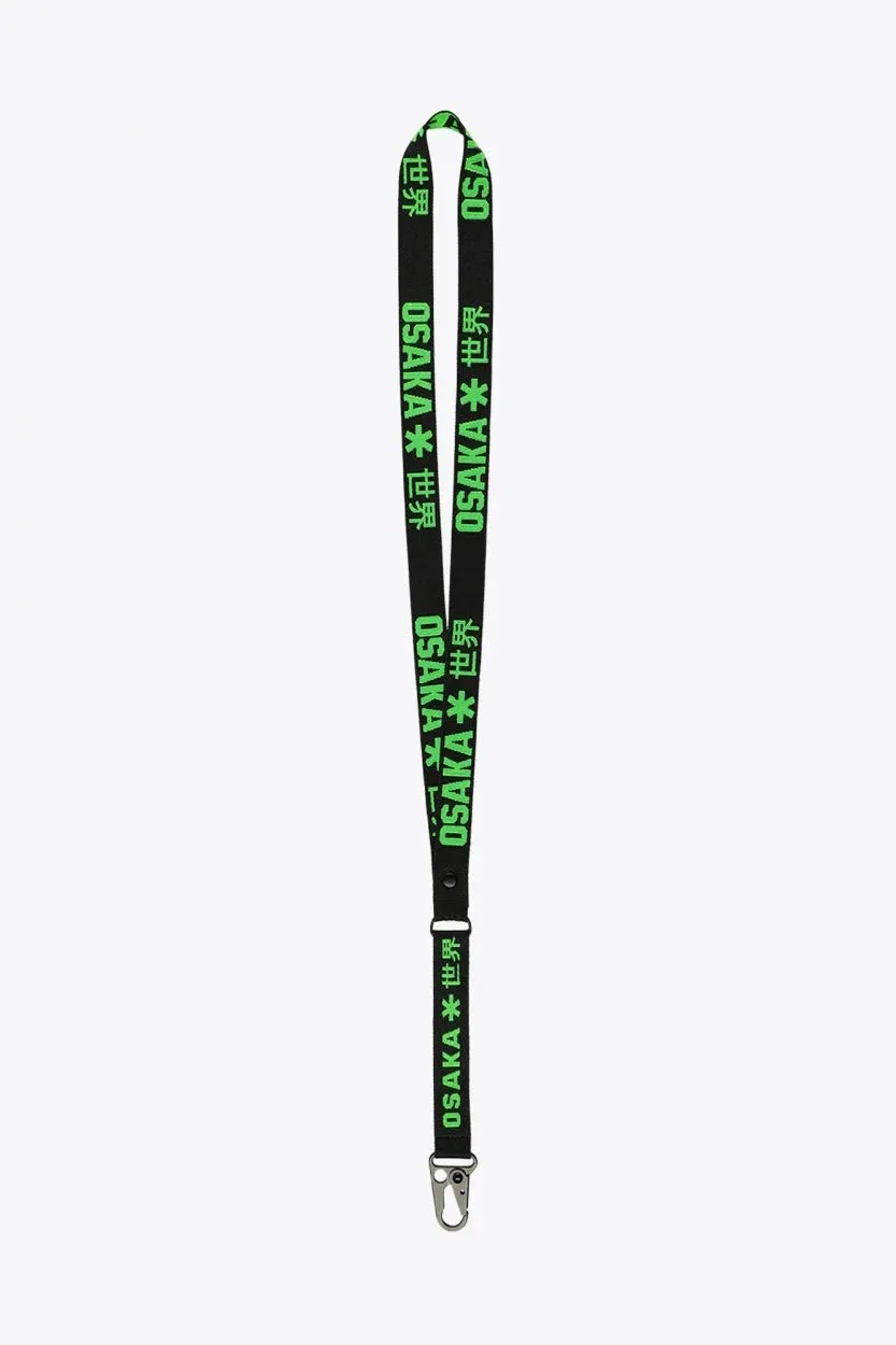 osaka-lanyard-porta-badge-black-green image 1