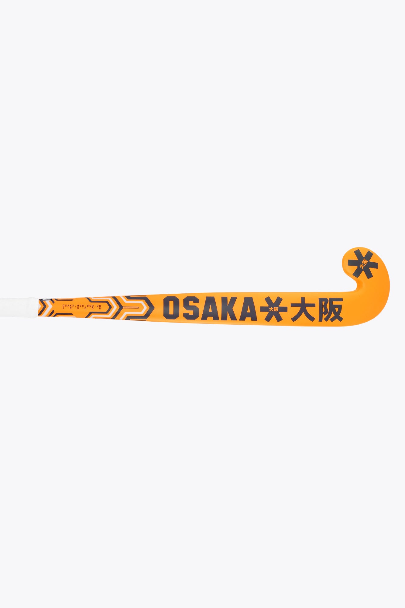 osaka-indoor-hockey-stick-mid-bow-wd-orange-tiger image 4