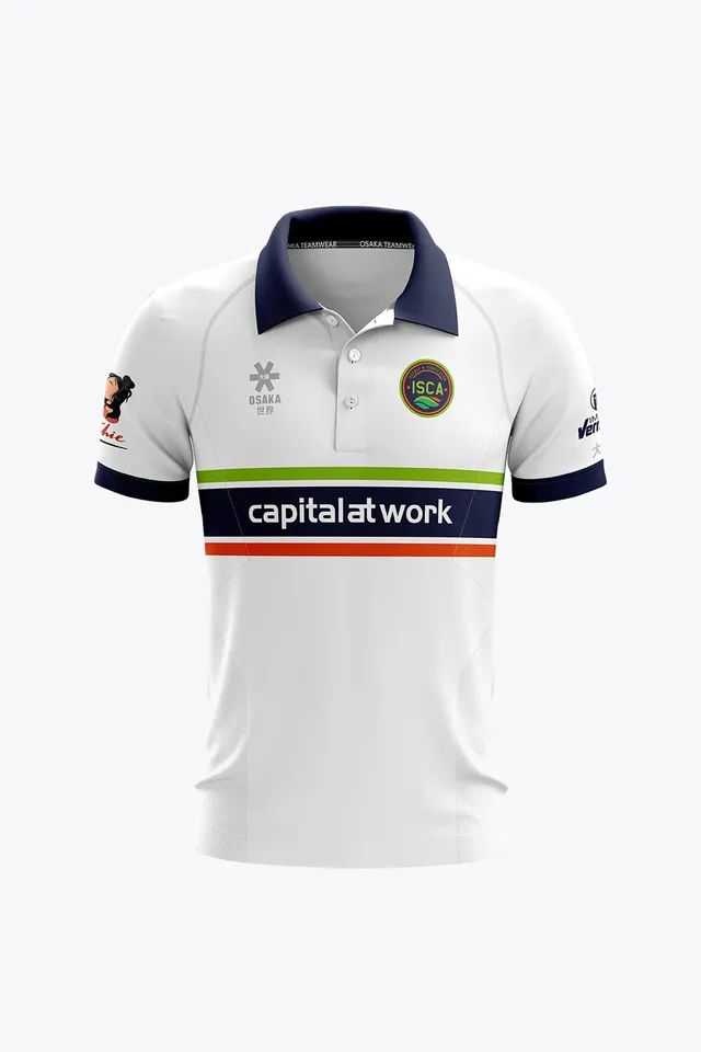 osaka-isca-men-jersey-polo-hockey-white image 1