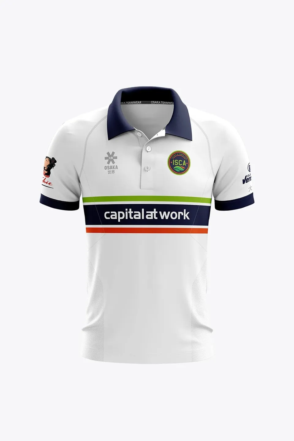 osaka-isca-men-jersey-polo-hockey-white image 1