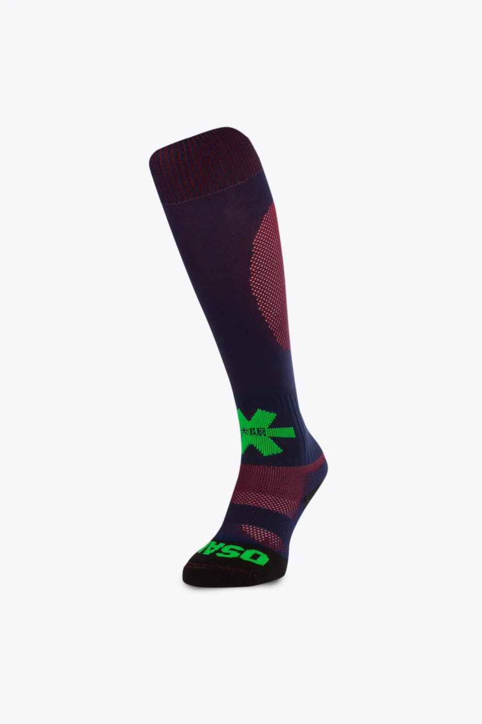 osaka-field-hockey-socks-calze-hockey-prato-navy-red-melange image 1