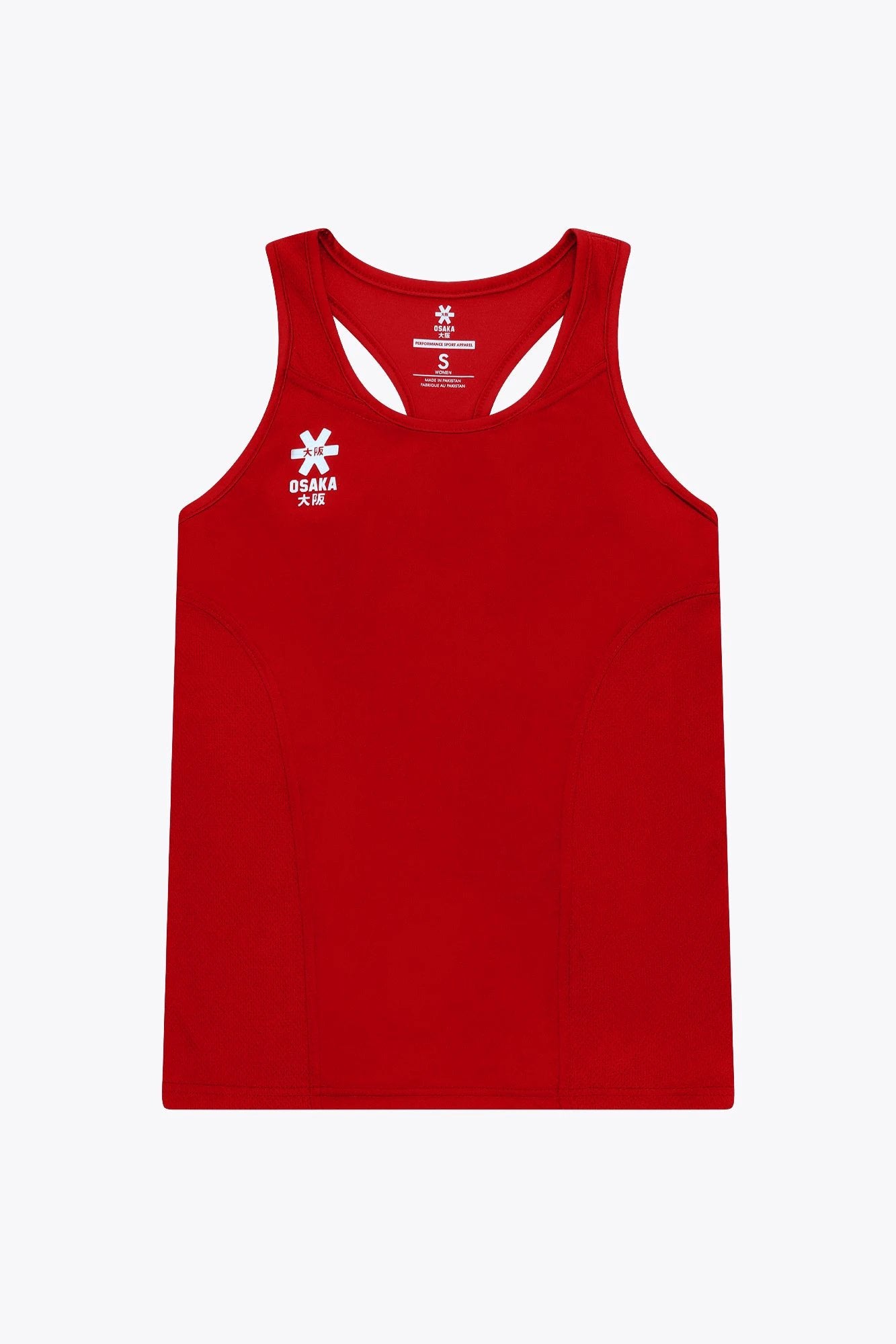 osaka-women-singlet-canotta-training-donna-red image 1