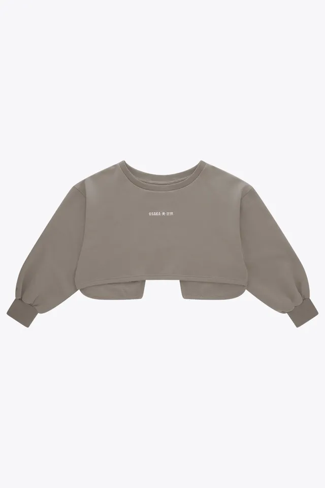 osaka-women-crossed-back-sweater-felpa-crop-schiena-incrociata-cloudburst image 1