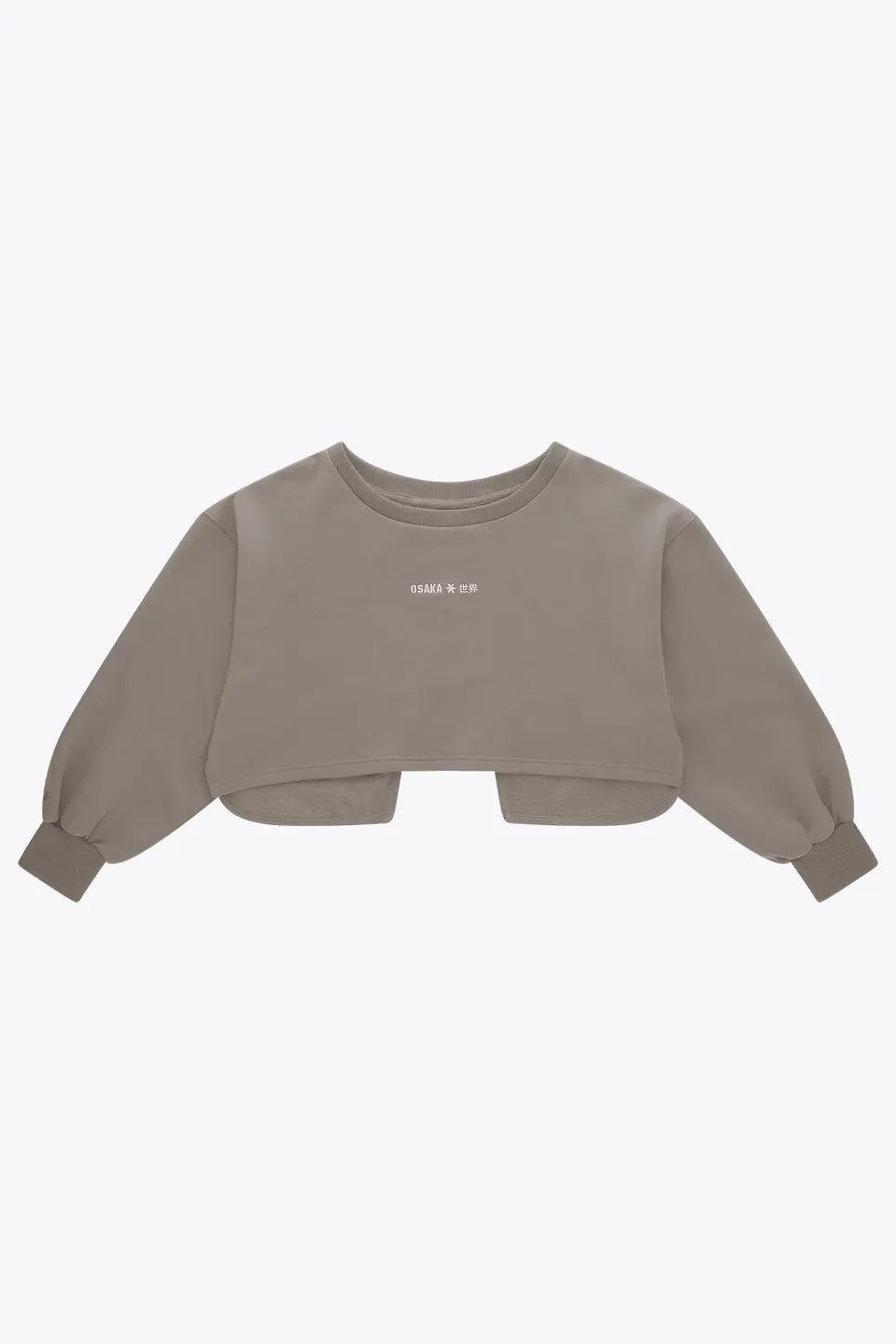 osaka-women-crossed-back-sweater-felpa-crop-schiena-incrociata-cloudburst image 1