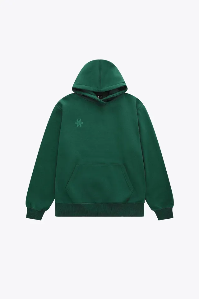 osaka-felpa-cappuccio-basic-bambino-dark-green image 1