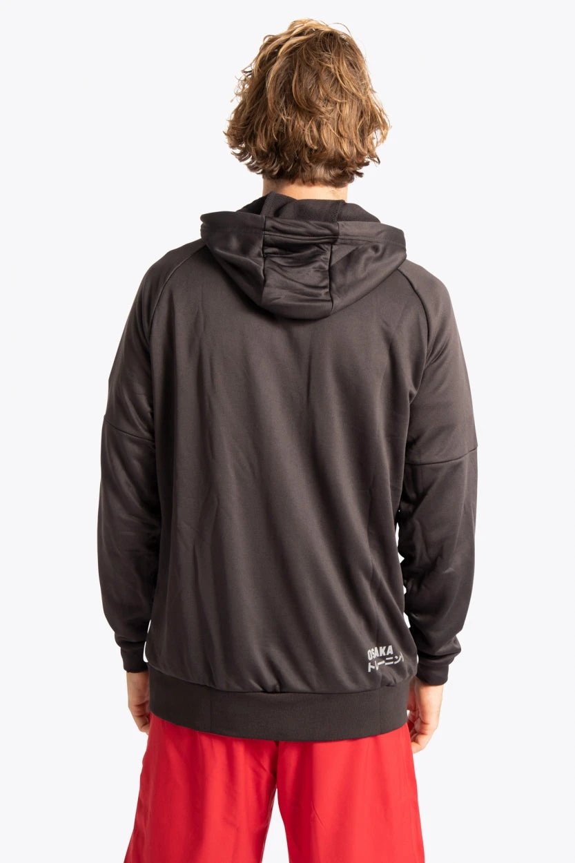 osaka-men-training-zip-hoodie-felpa-con-zip-uomo-black image 2