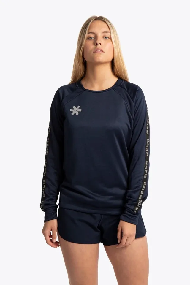 osaka-women-training-sweater-navy-felpa-allenamento-donna-blu-navy image 1