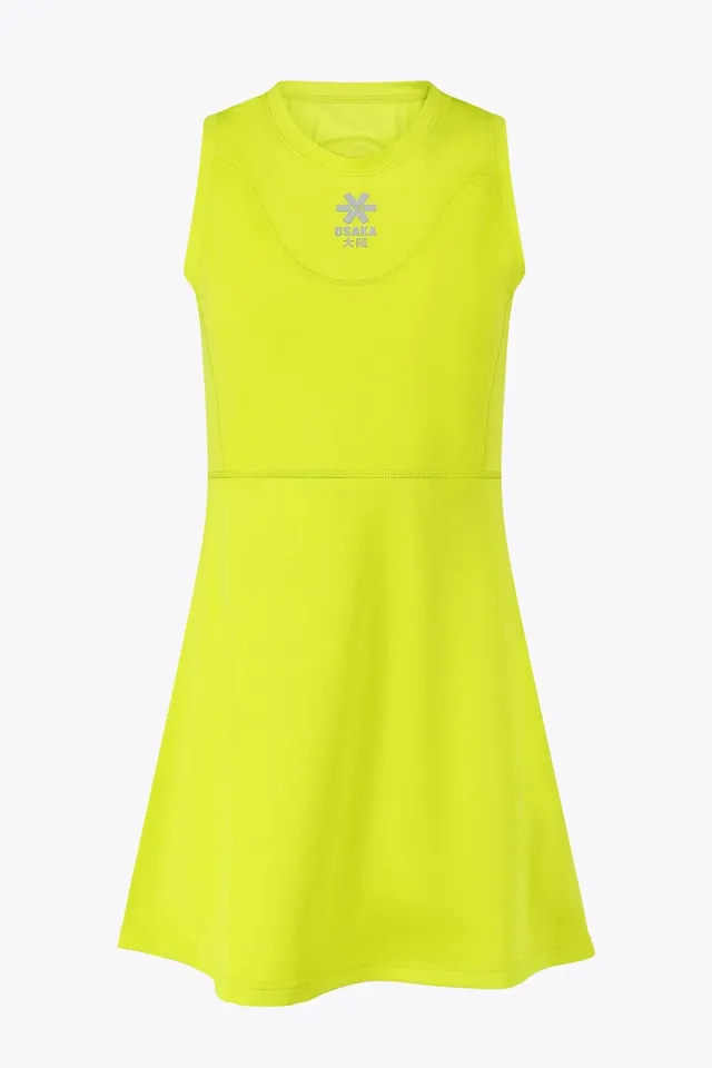 osaka-women-floucy-dress-abito-sportivo-donna-acid-lime image 1