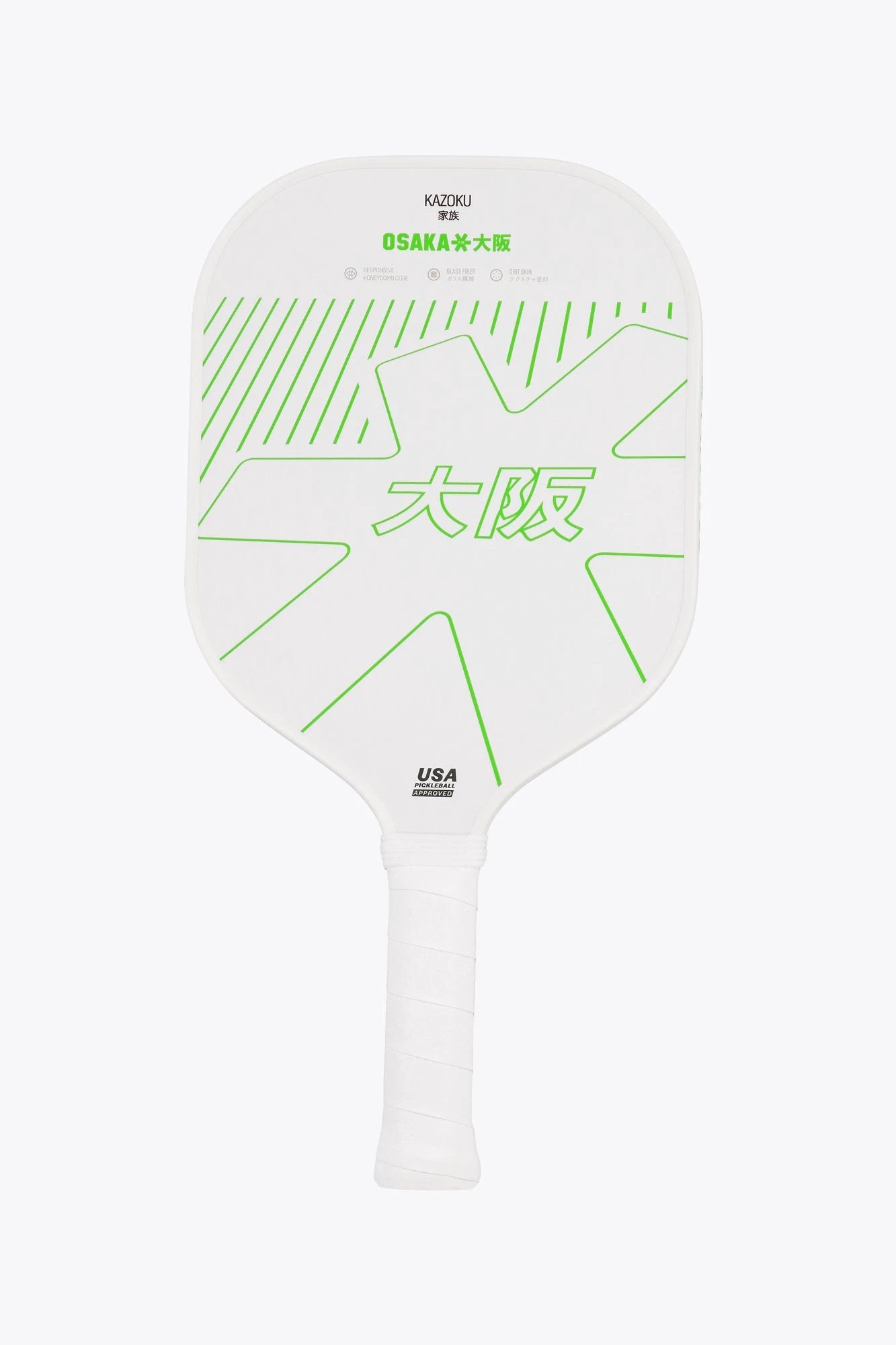 osaka-kazoku-pickleball-paddle-iconic-white image 1