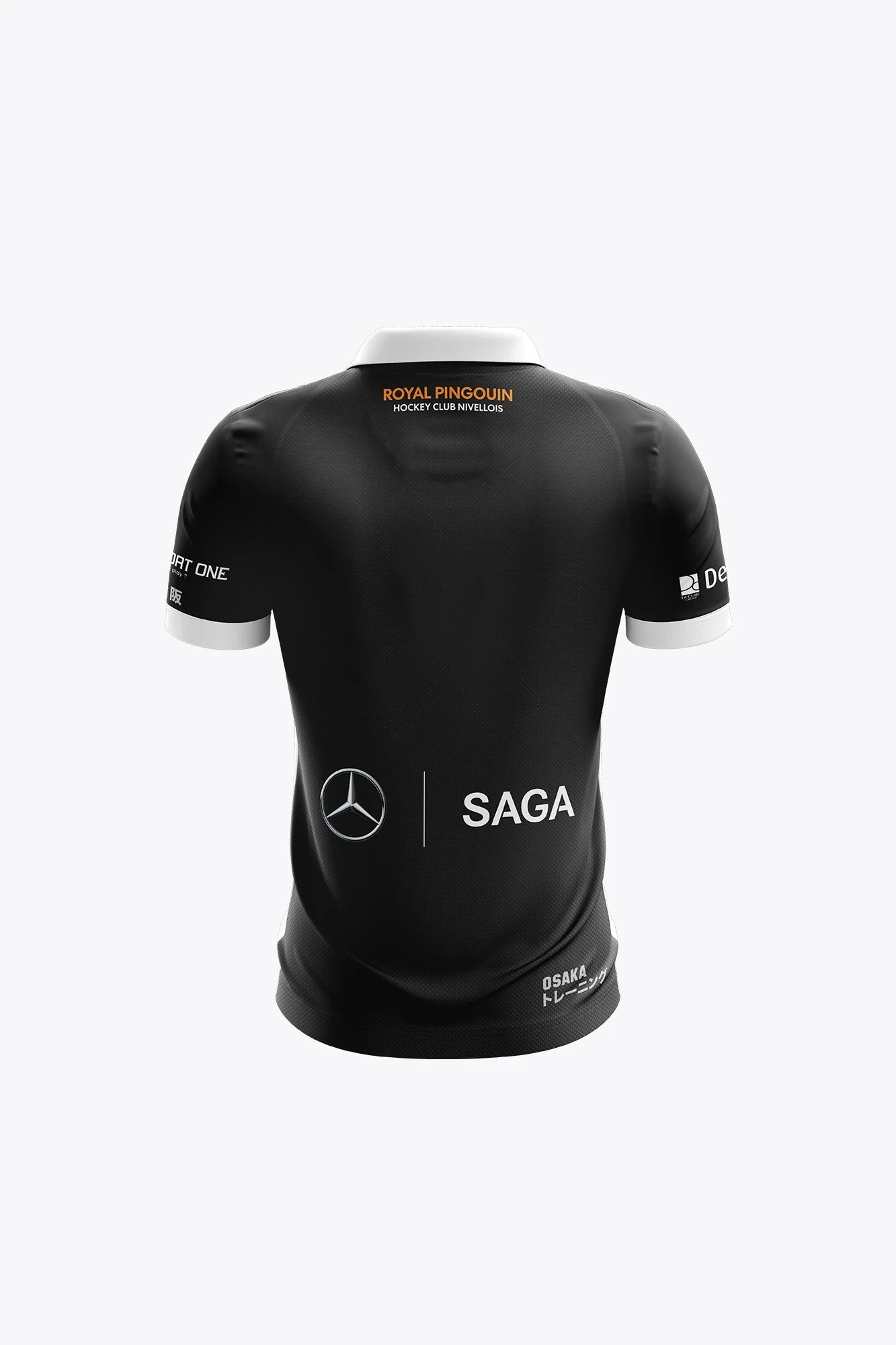 osaka-polo-jersey-pingouin-bambino-nero image 2
