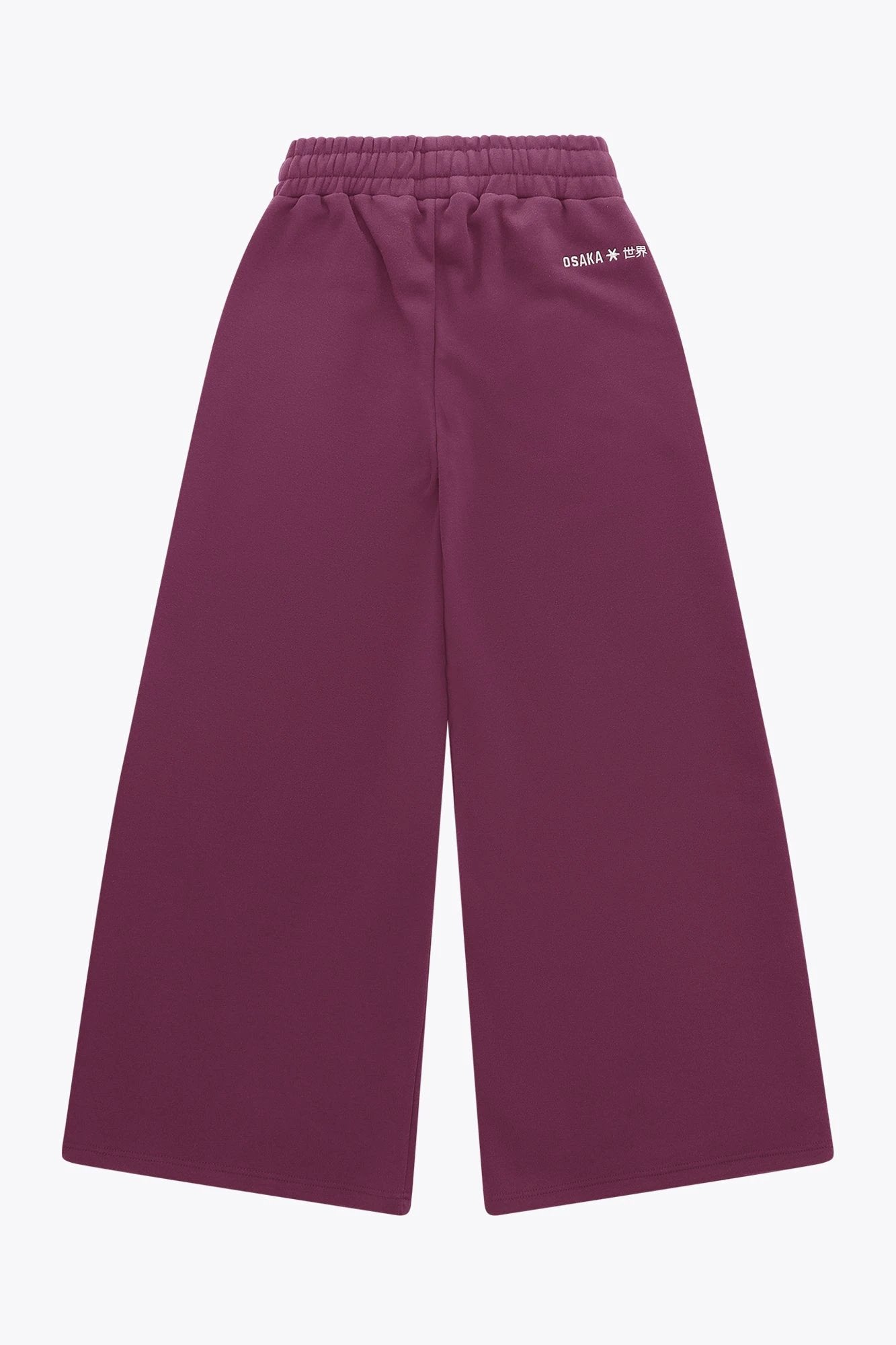 osaka-women-sweatpants-wide-leg-pantaloni-cherry-lacquer image 3