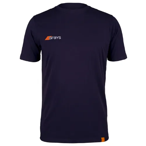 grays-oxted-hc-t-shirt-tangent-blu-navy-cotone-bio-uomo-adulto image 1