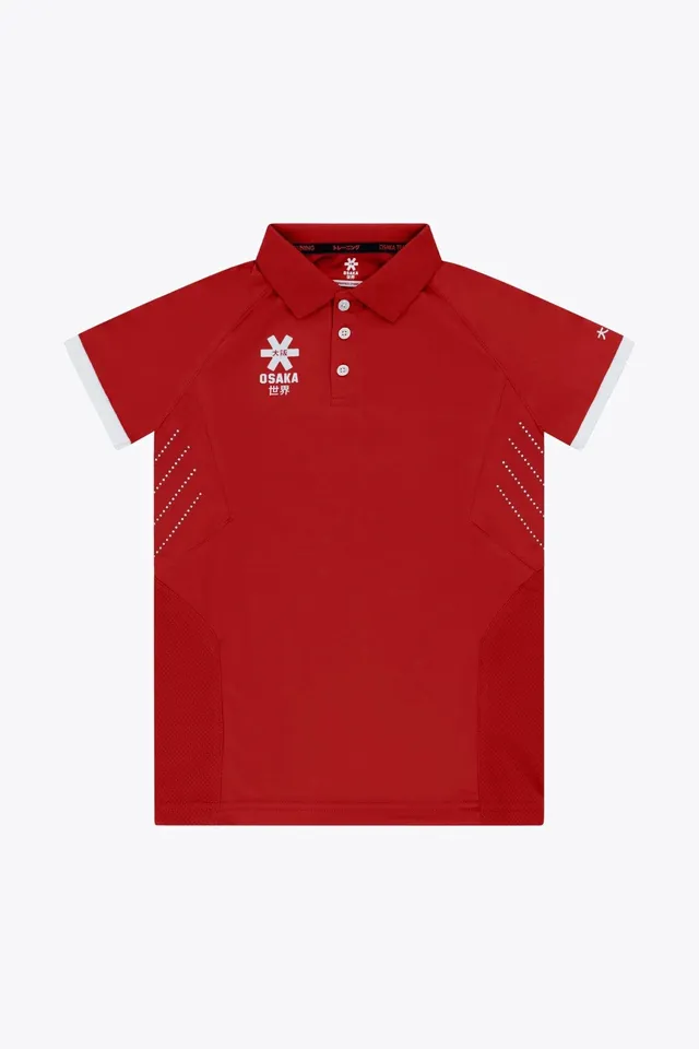 osaka-kids-polo-jersey-red image 1