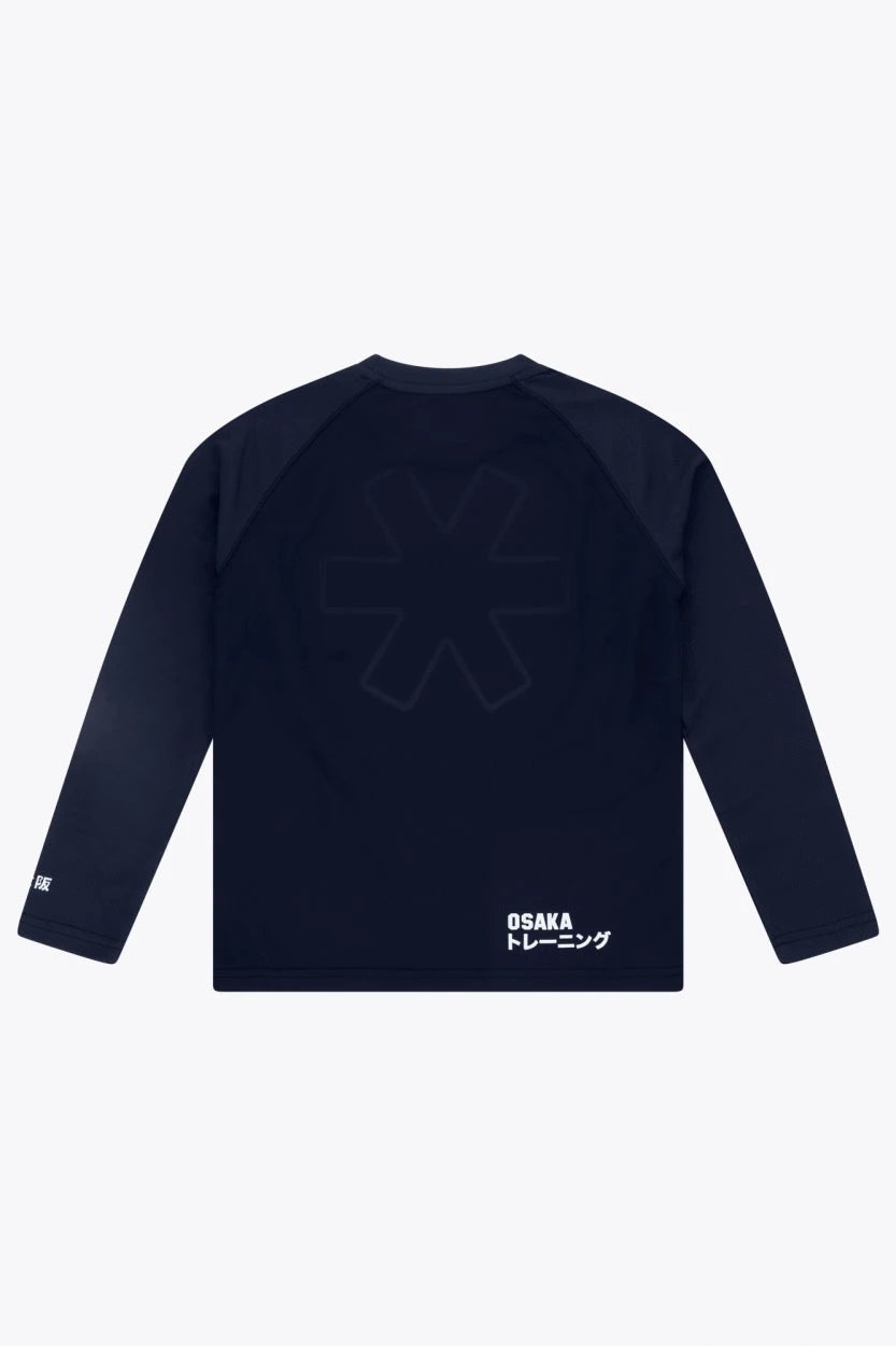 osaka-kids-maglia-training-manica-lunga-navy image 2