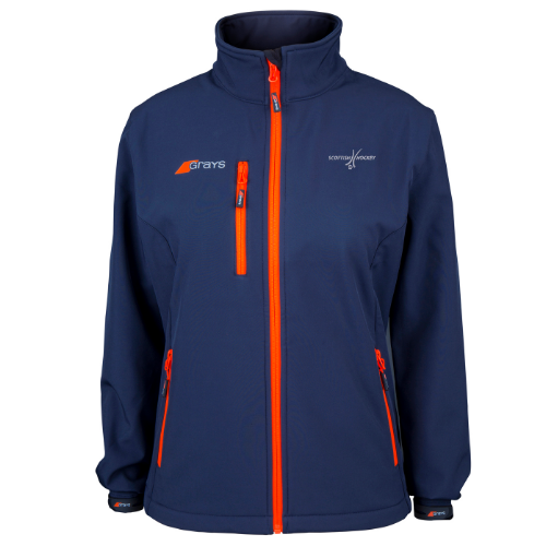 grays-scottish-hockey-radius-soft-shell-giacca-donna-blu-navy image 1