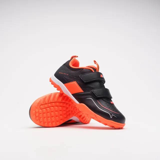 grays-stealth-mini-scarpa-hockey-junior-nero-arancione image 1