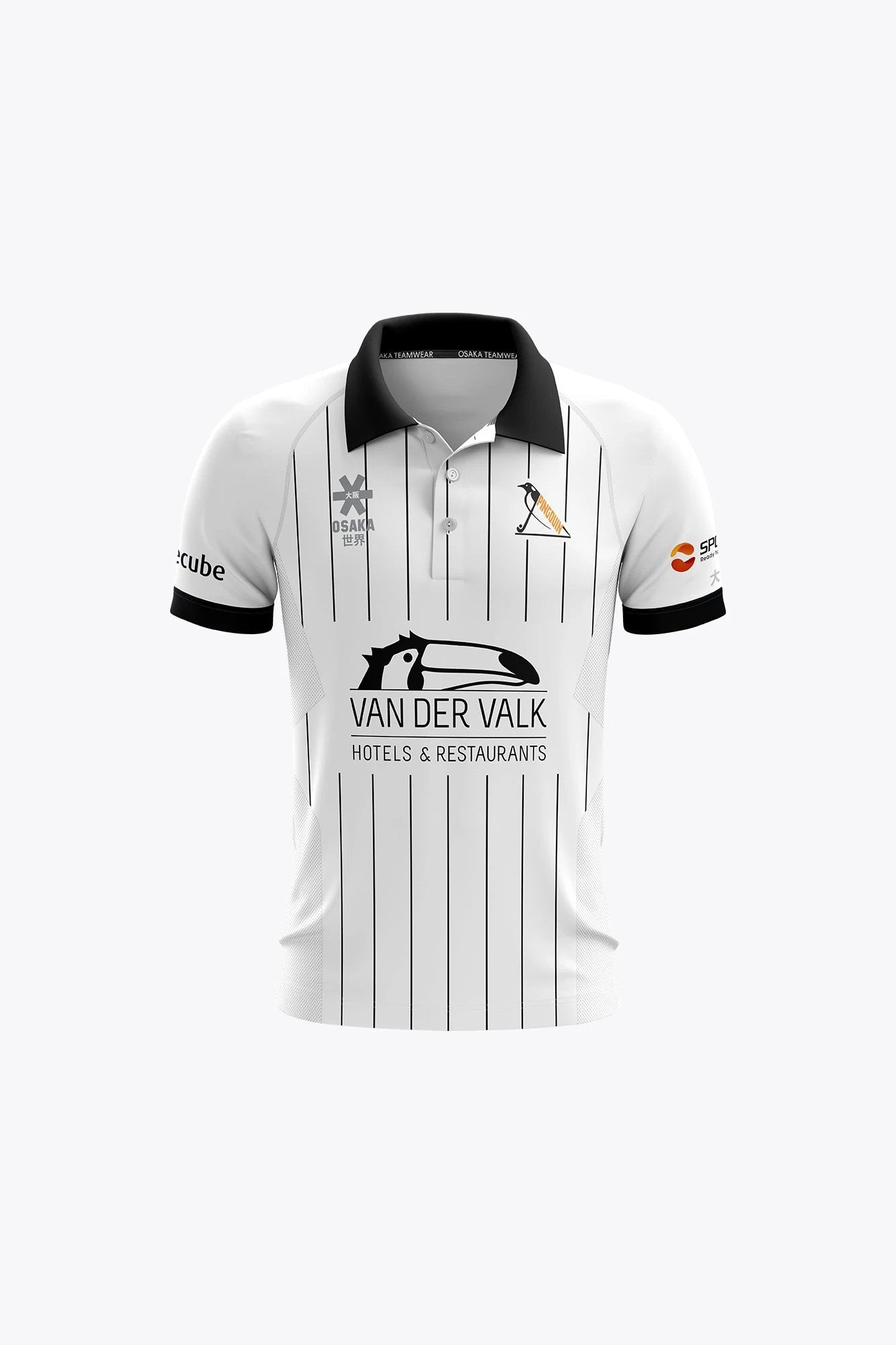 osaka-pingouin-kids-polo-jersey-hockey-white image 1