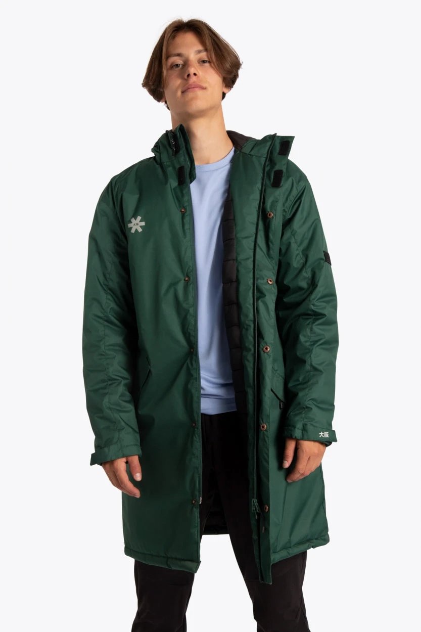 osaka-unisex-stadium-jacket-dark-green-giacca-invernale-impermeabile image 2