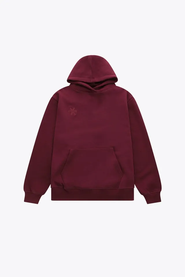 osaka-kids-hoodie-basic-felpa-bambino-bordeaux image 1