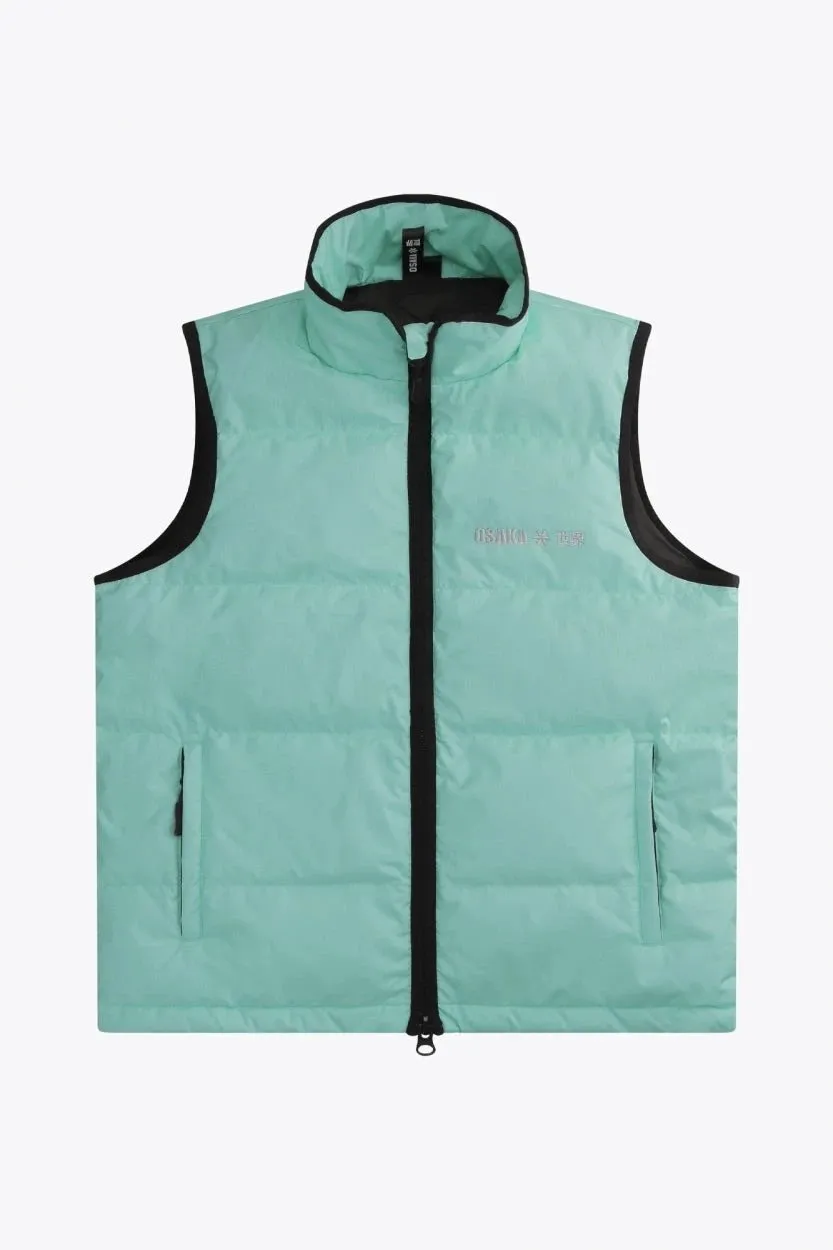 osaka-women-padded-gilet-smanicato-imbottito-donna-green image 1