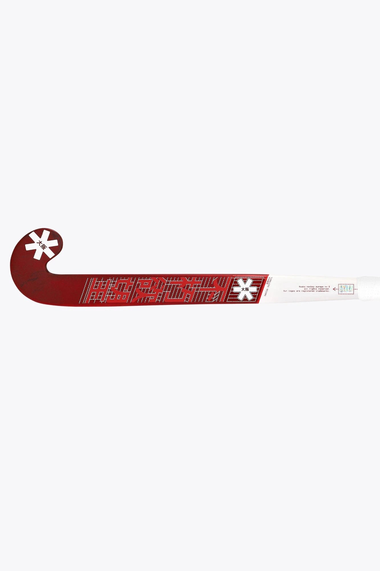 osaka-mazza-hockey-prato-low-bow-advanced-70-pompeian-red image 5