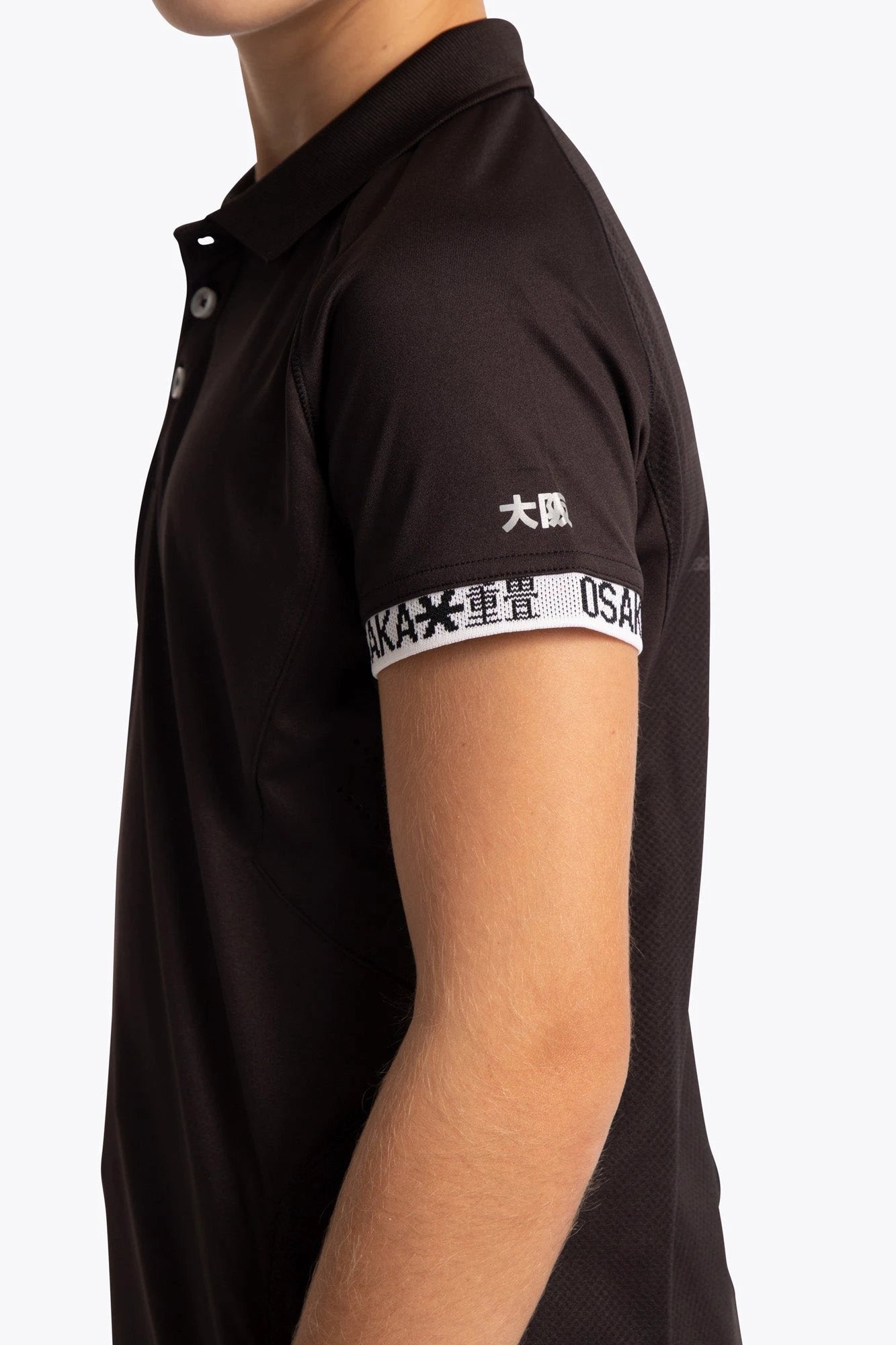 osaka-kids-polo-jersey-black image 8