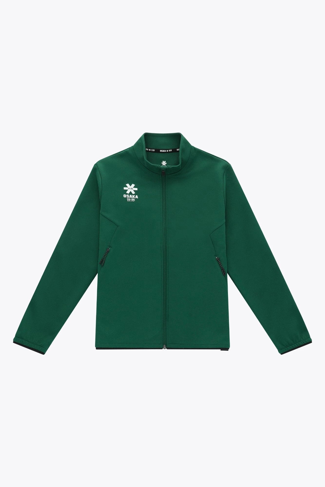 osaka-kids-track-top-pro-felpa-allenamento-bambino-verde-scuro image 1