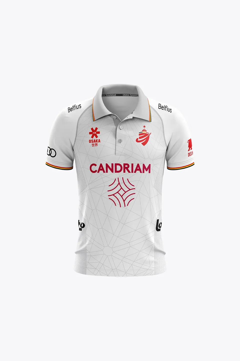 osaka-belgium-kids-polo-jersey-2026-bambino-white image 1