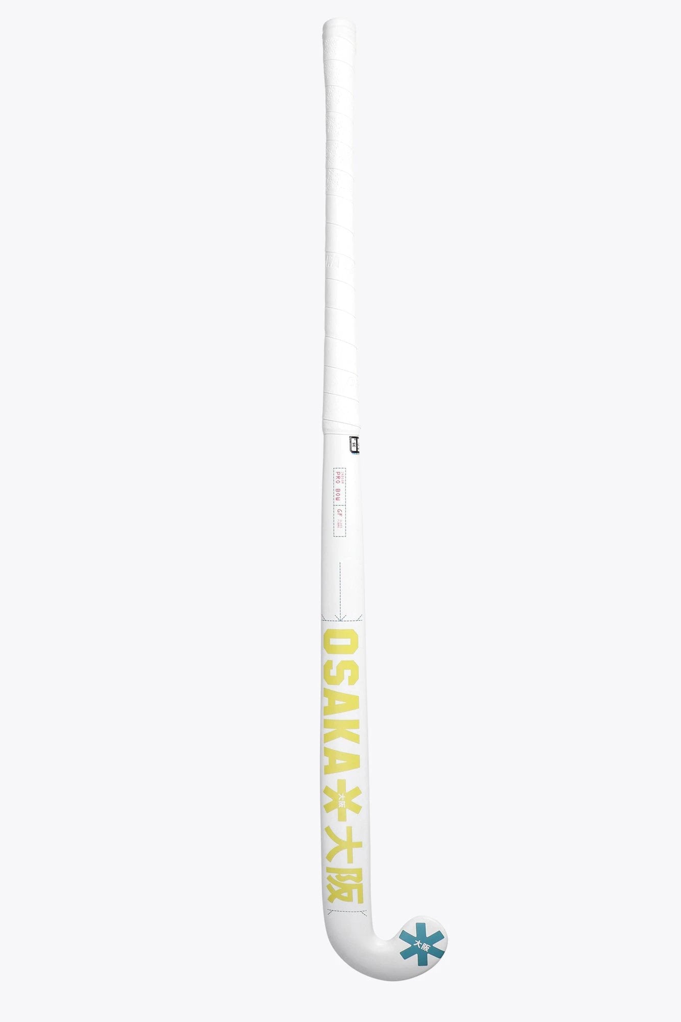 osaka-indoor-pro-bow-gf-shadow-lime-mazza-indoor-hockey image 6